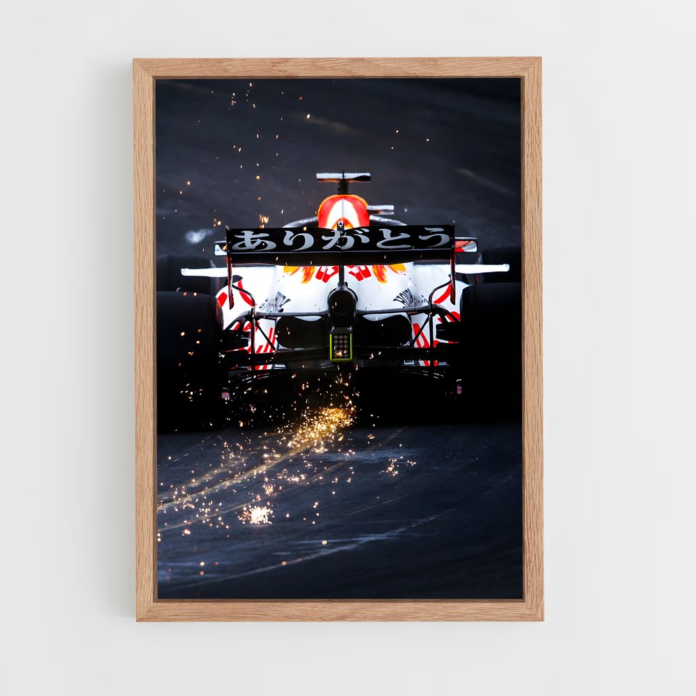 Poster Ascension Électrisante – affiche Voitures de Formule 1 (vue 4)